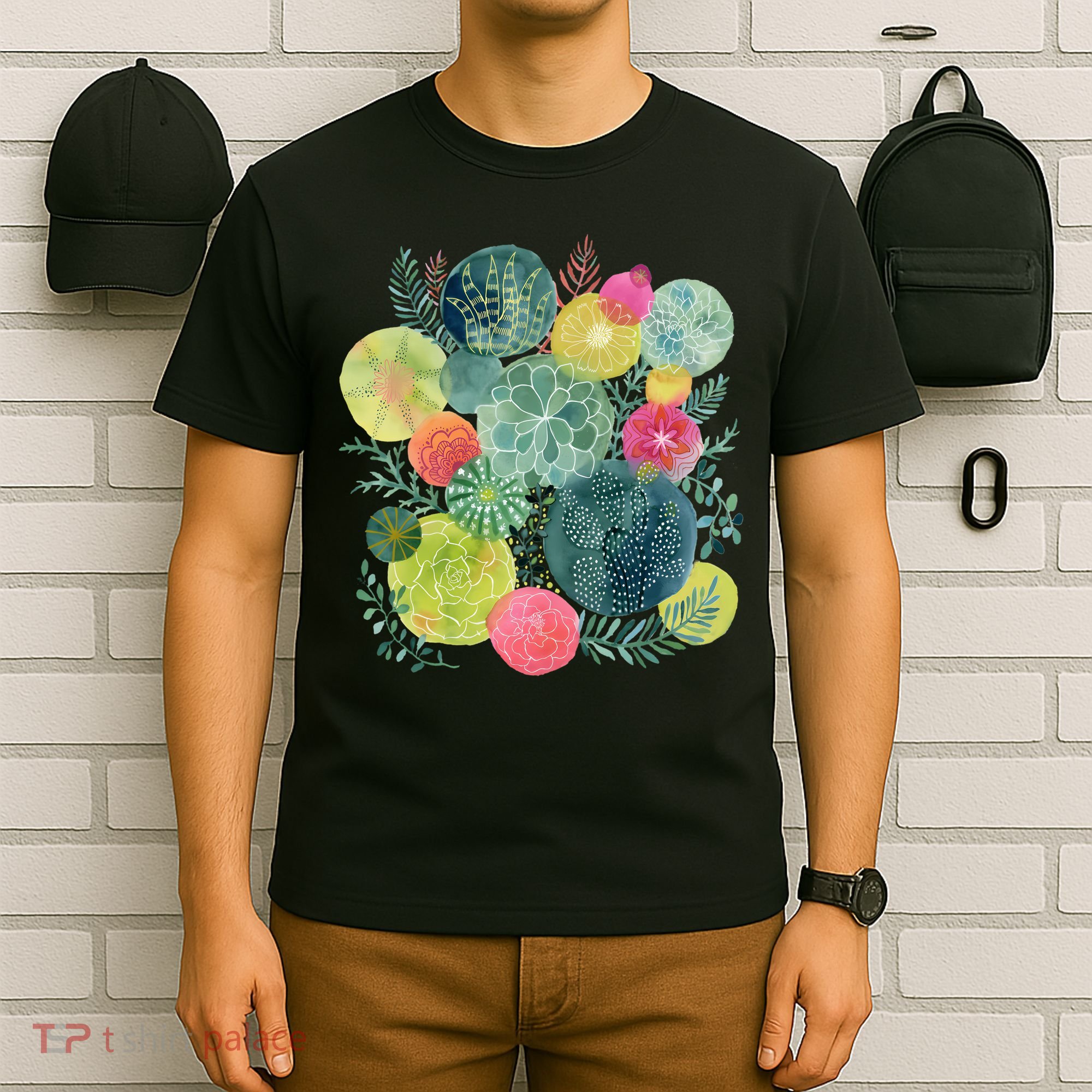 Succulent Circles T-Shirt