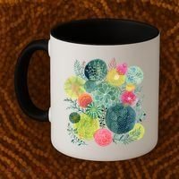Succulent Circles Coffee Mug thumb 2
