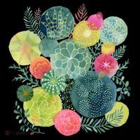 Succulent Circles Coffee Mug thumb 5