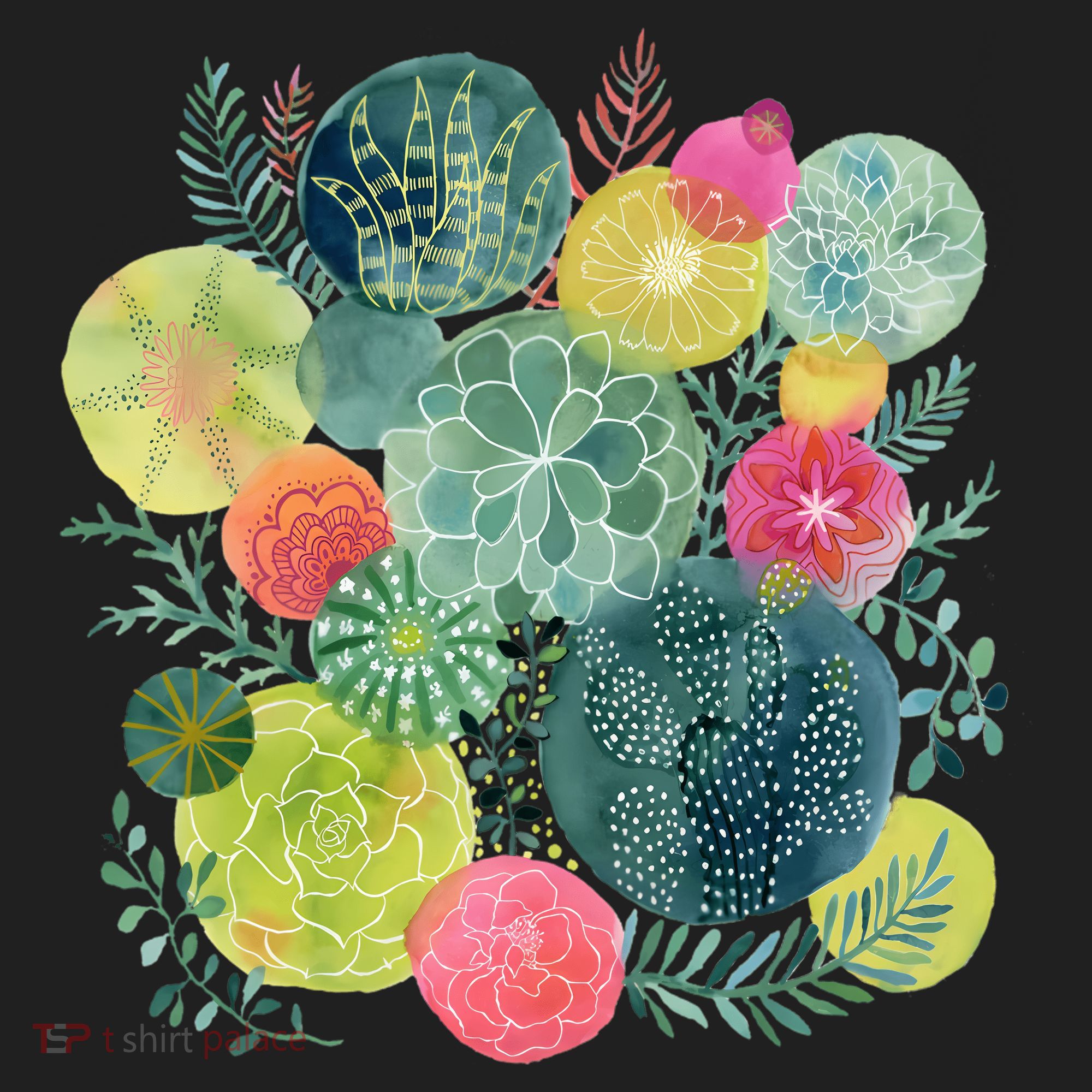 Succulent Circles Tumbler