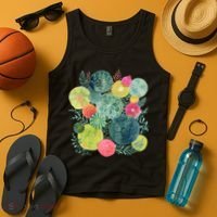 Succulent Circles Tank Top thumb 4