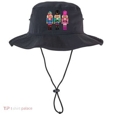 S.E.Q.U.I.N Cheerful S.P.A.R.K.L.Y Nutcrackers Christmas Bucket Hat