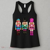 S.E.Q.U.I.N Cheerful S.P.A.R.K.L.Y Nutcrackers Christmas Women's Tank Top thumb 3