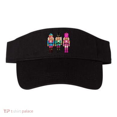 S.E.Q.U.I.N Cheerful S.P.A.R.K.L.Y Nutcrackers Christmas Visor