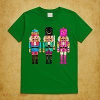 S.E.Q.U.I.N Cheerful S.P.A.R.K.L.Y Nutcrackers Christmas T-Shirt thumb 5