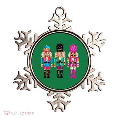 S.E.Q.U.I.N Cheerful S.P.A.R.K.L.Y Nutcrackers Christmas Ornament