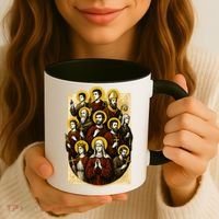 Saints Collage Coffee Mug thumb 3