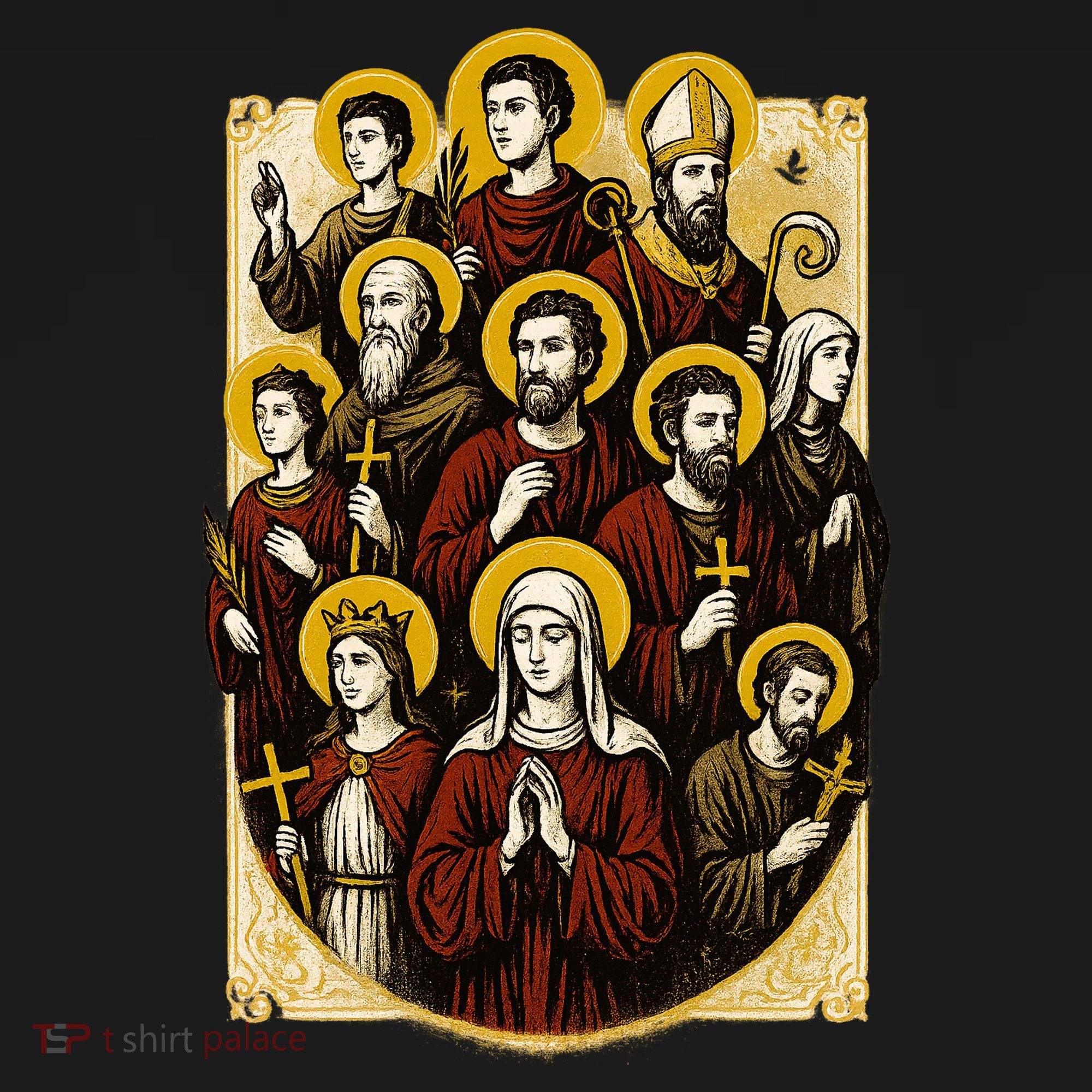 Saints Collage Ornament