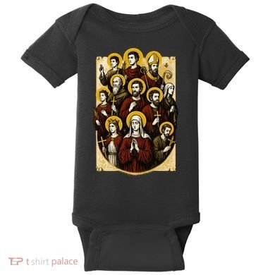 Saints Collage Baby Bodysuit