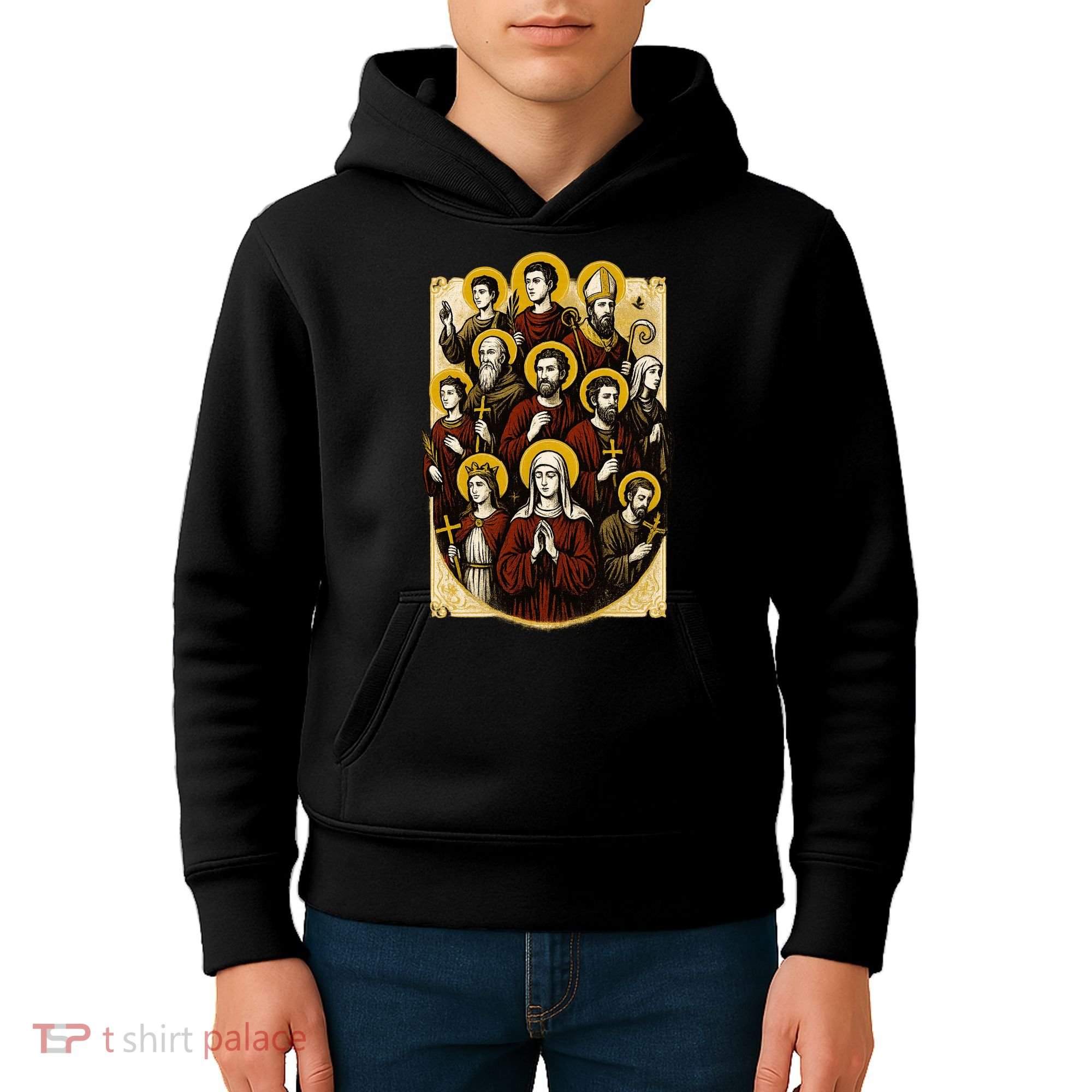 Saints Collage Kids Hoodie