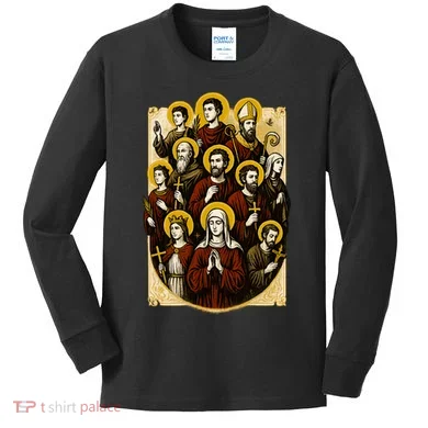 Saints Collage Kids Long Sleeve Shirt