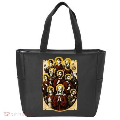 Saints Collage Tote Bag