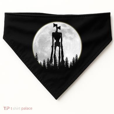 Supernatural Cryptid Siren Head Moon USA-Made Doggie Bandana