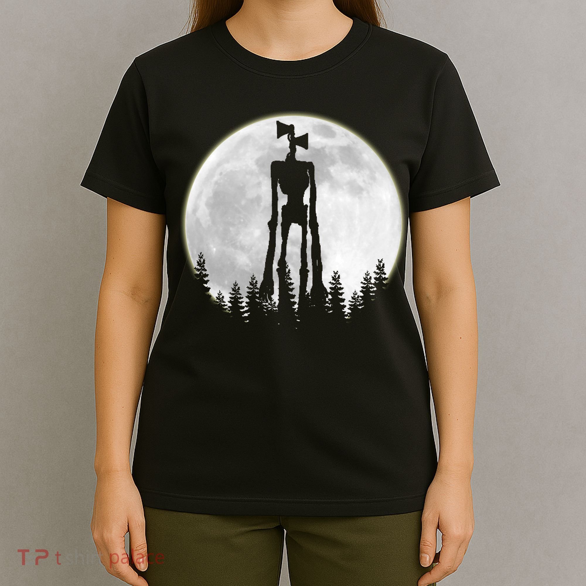 Supernatural Cryptid Siren Head Moon T-Shirt