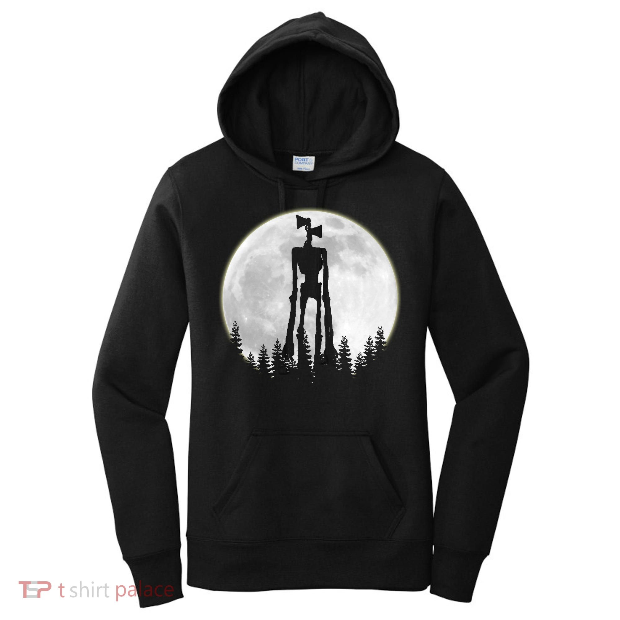 Supernatural Cryptid Siren Head Moon Women's Hoodie