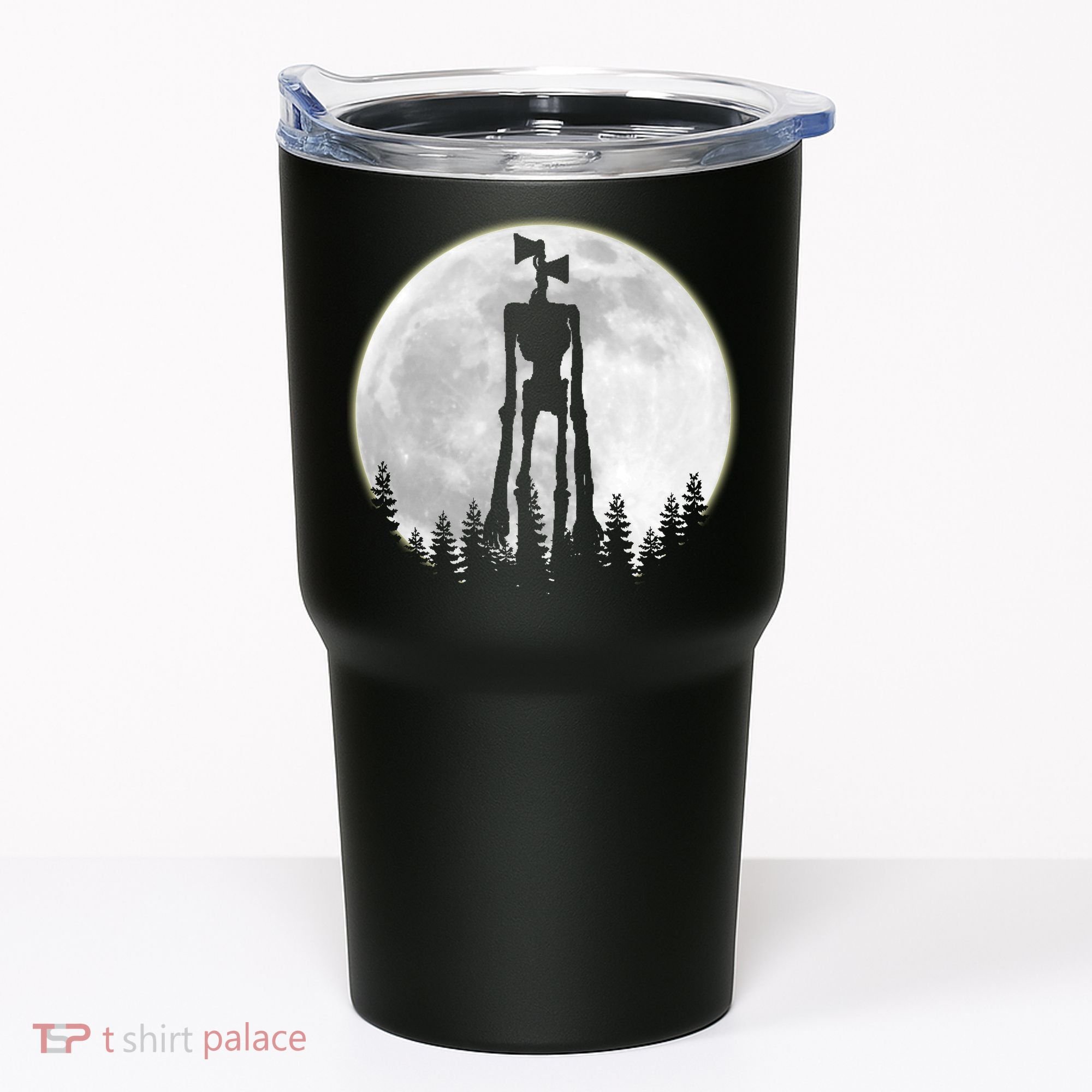 Supernatural Cryptid Siren Head Moon Tumbler