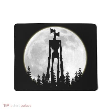 Supernatural Cryptid Siren Head Moon Mousepad