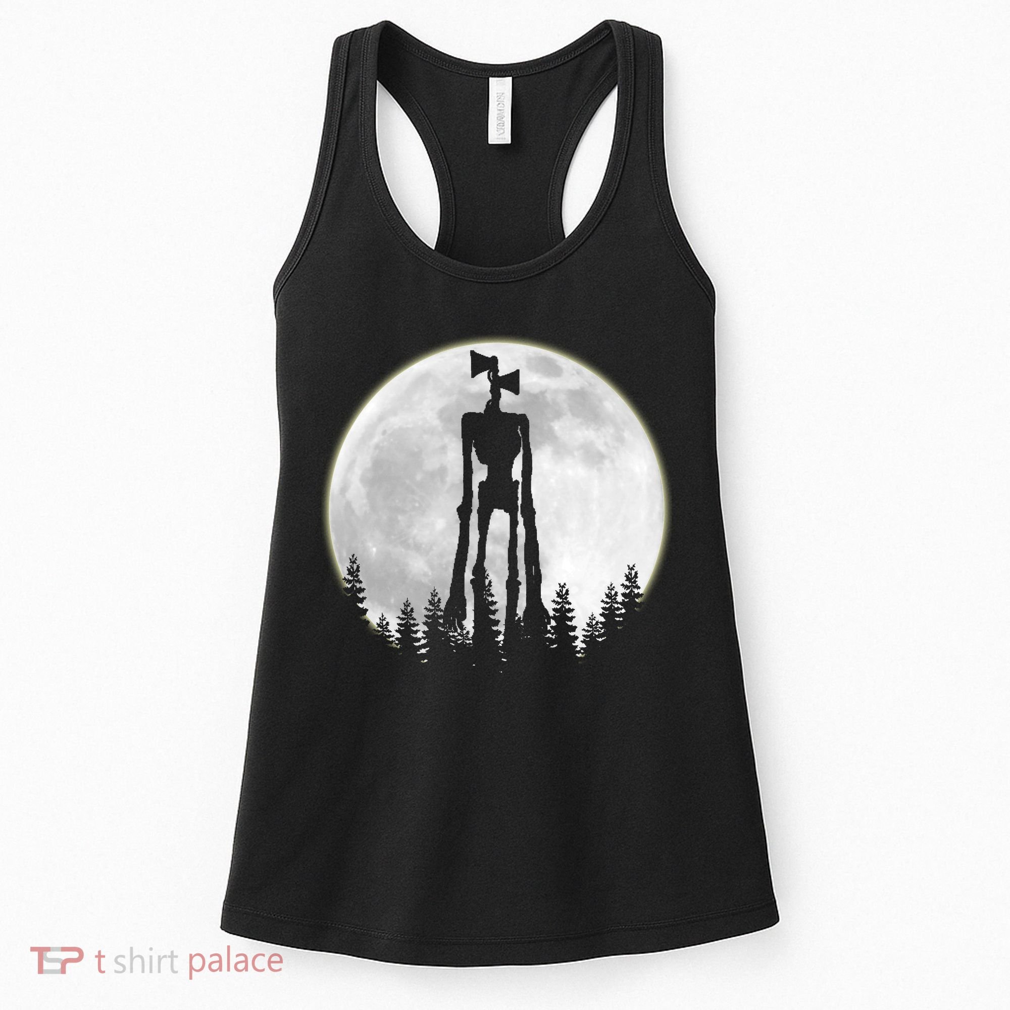 Supernatural Cryptid Siren Head Moon Women's Tank Top