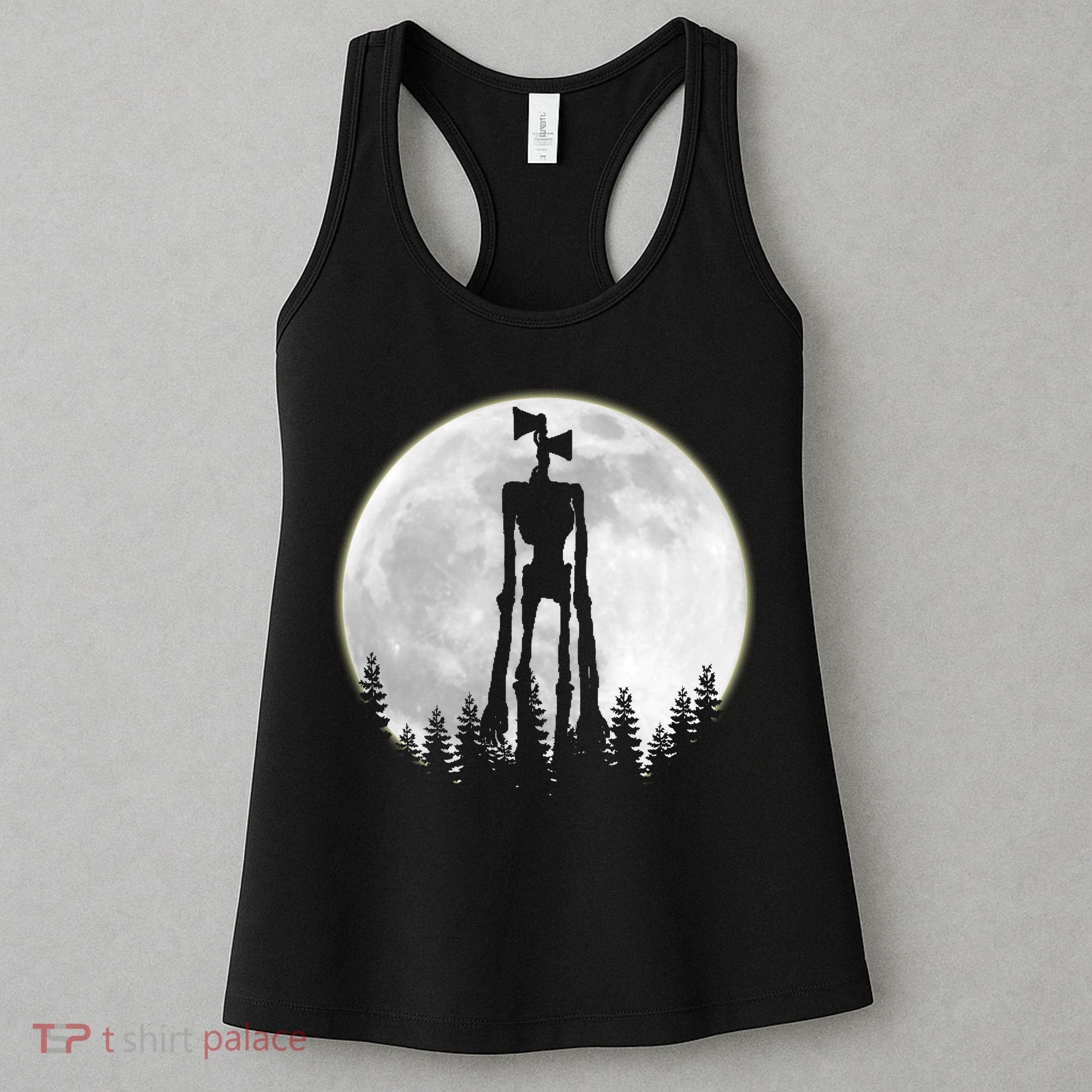 Supernatural Cryptid Siren Head Moon Women's Tank Top