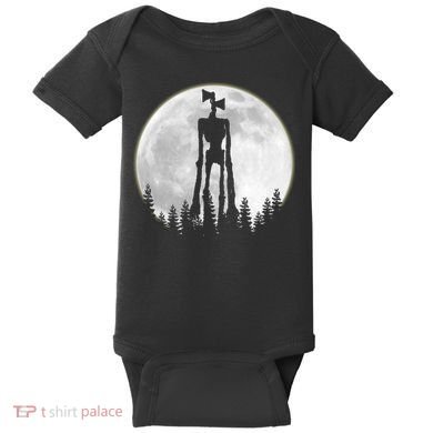 Supernatural Cryptid Siren Head Moon Baby Bodysuit