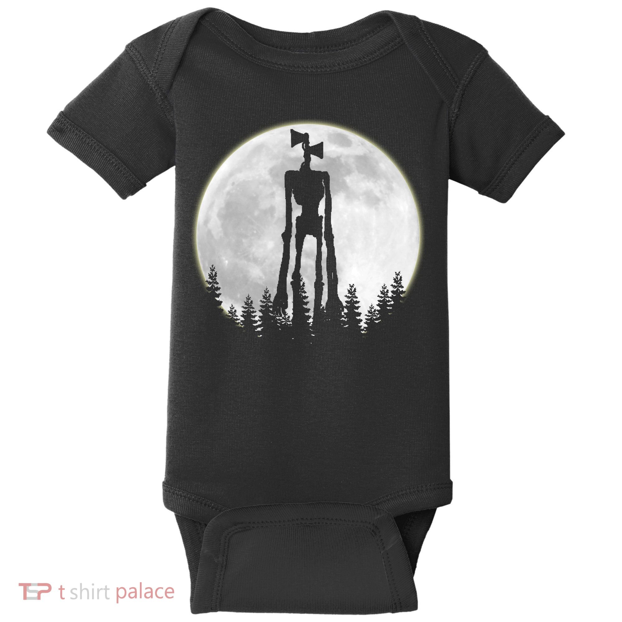 Supernatural Cryptid Siren Head Moon Baby Bodysuit