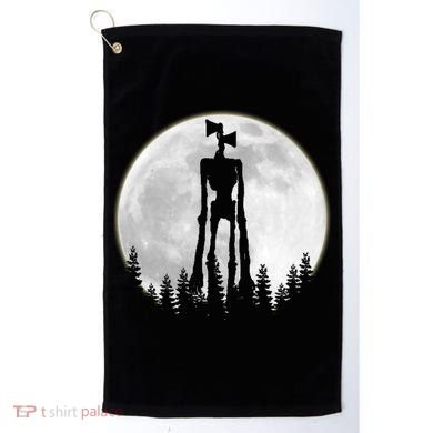 Supernatural Cryptid Siren Head Moon Golf Towel