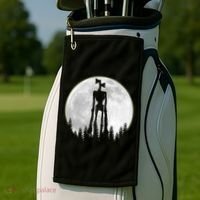 Supernatural Cryptid Siren Head Moon Golf Towel thumb 2