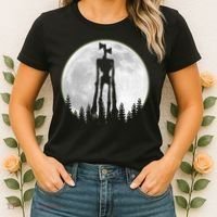 Supernatural Cryptid Siren Head Moon Women's T-Shirt thumb 2