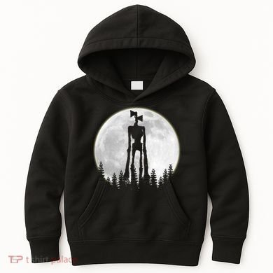 Supernatural Cryptid Siren Head Moon Kids Hoodie