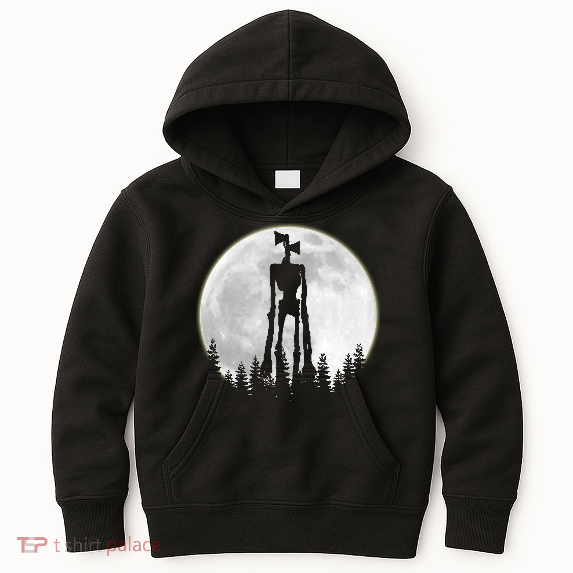 Supernatural Cryptid Siren Head Moon Kids Hoodie