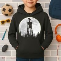 Supernatural Cryptid Siren Head Moon Kids Hoodie thumb 2