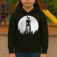 Supernatural Cryptid Siren Head Moon Kids Hoodie thumb 3