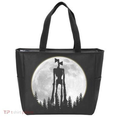 Supernatural Cryptid Siren Head Moon Tote Bag