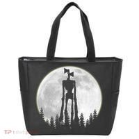 Supernatural Cryptid Siren Head Moon Tote Bag thumb 0