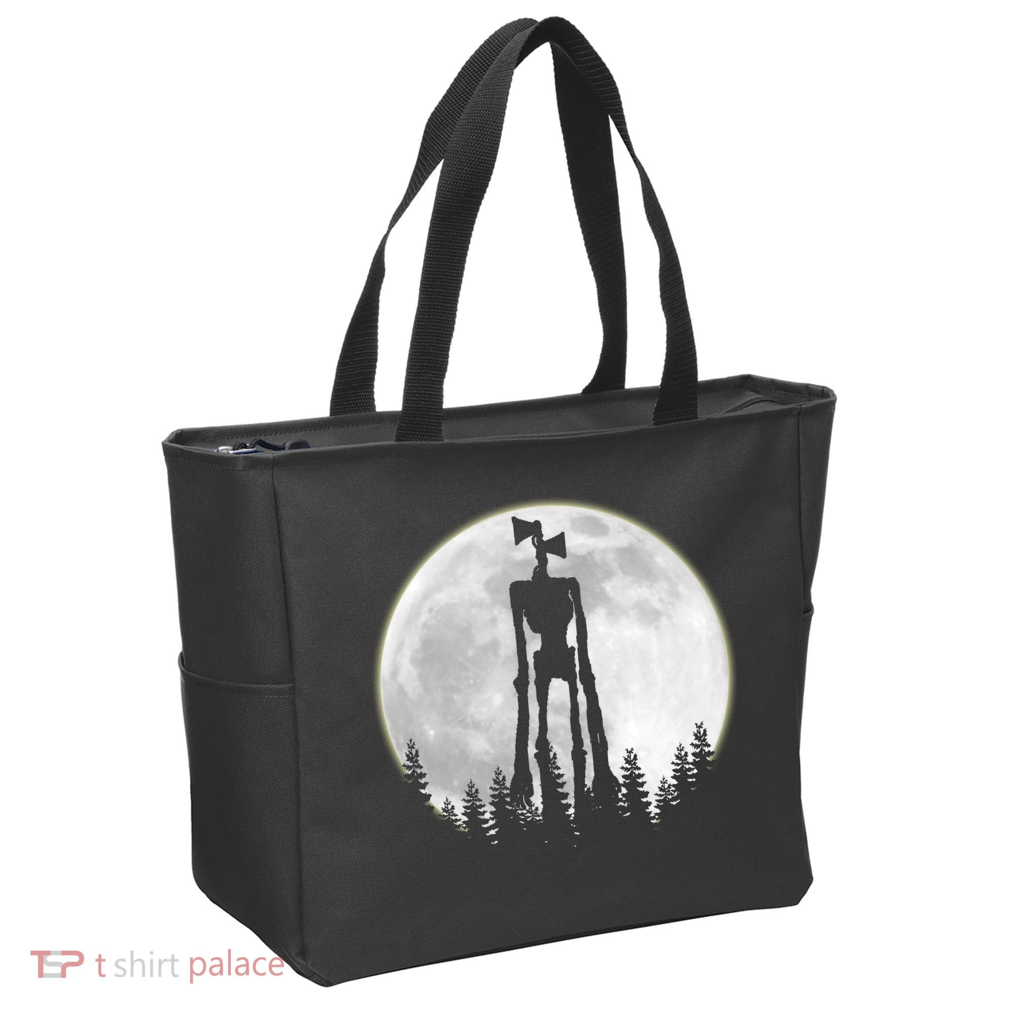 Supernatural Cryptid Siren Head Moon Tote Bag
