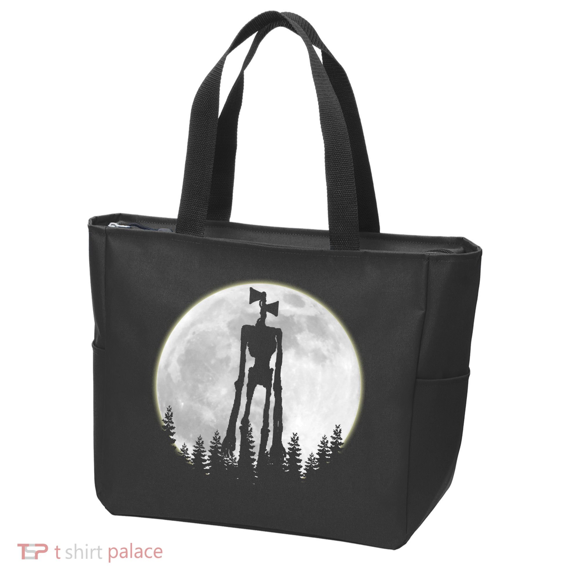 Supernatural Cryptid Siren Head Moon Tote Bag
