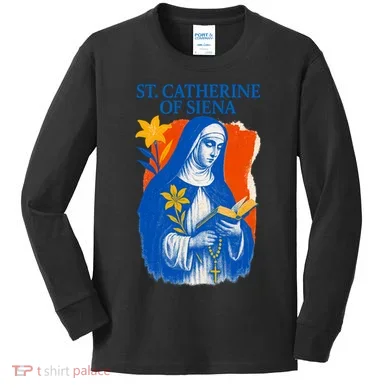 St. Catherine Kids Long Sleeve Shirt