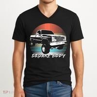 Squarebody Classic Square Body Truck V-Neck T-Shirt thumb 2