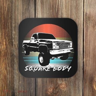 Squarebody Classic Square Body Truck Coaster