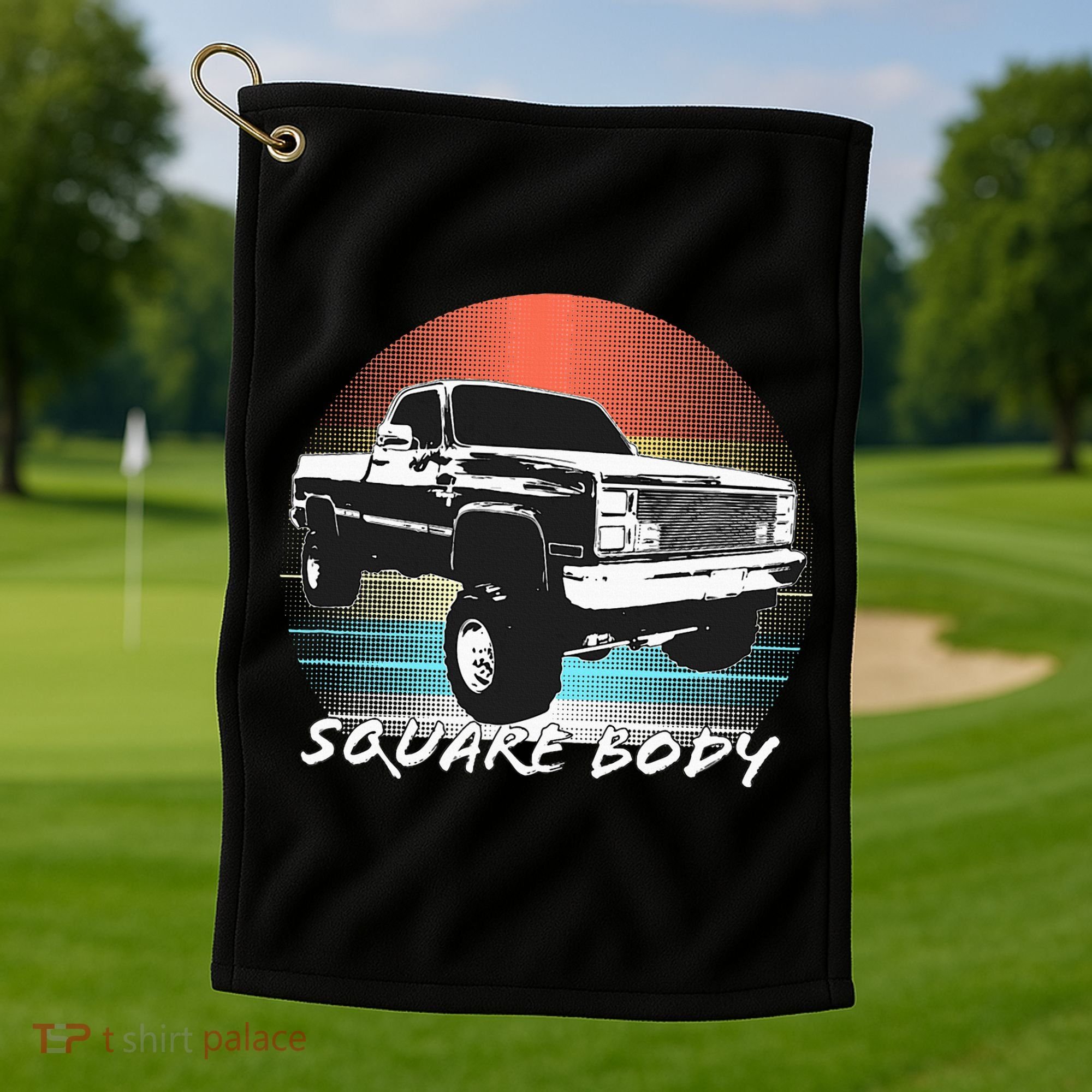 Squarebody Classic Square Body Truck Golf Towel