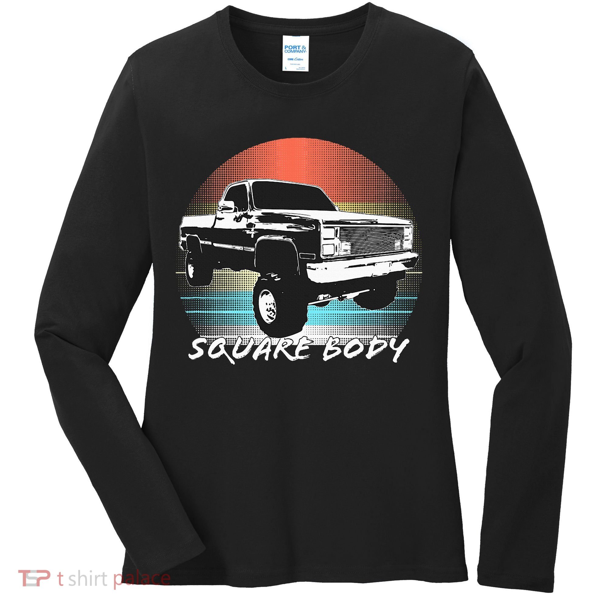 Squarebody Classic Square Body Truck Women's Long Sleeve Shirt