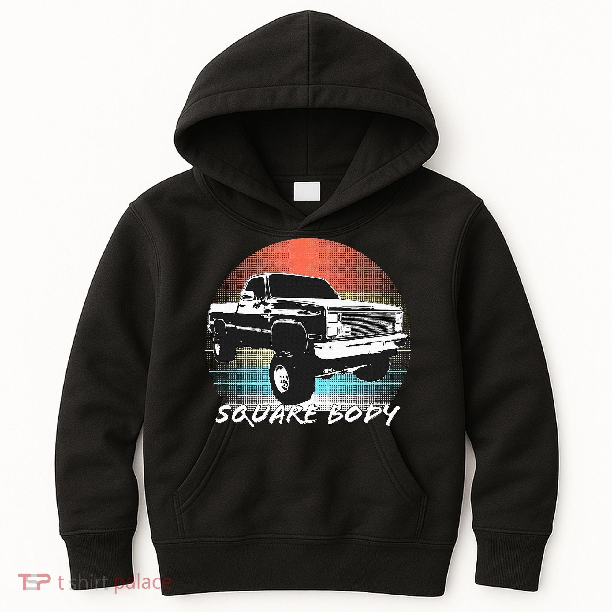 Squarebody Classic Square Body Truck Kids Hoodie