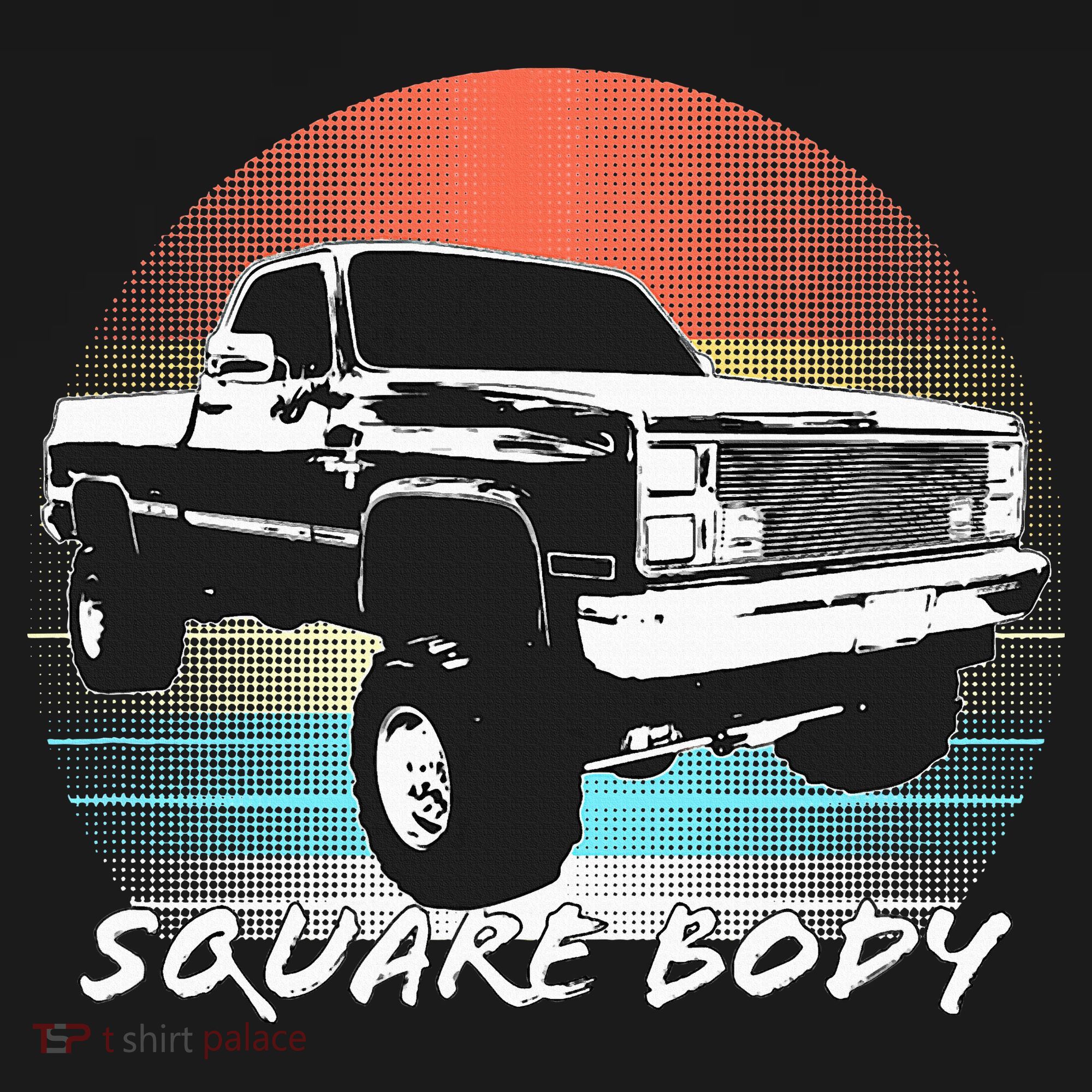 Squarebody Classic Square Body Truck Kids Long Sleeve Shirt