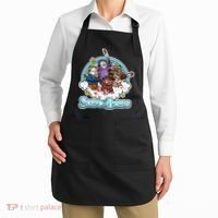 Scary Care Scare Bears Funny Halloween Horror Faces Custom Apron thumb 2