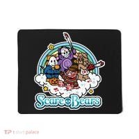 Scary Care Scare Bears Funny Halloween Horror Faces Custom Mousepad thumb 0
