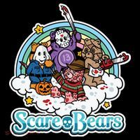 Scary Care Scare Bears Funny Halloween Horror Faces Custom Mousepad thumb 1