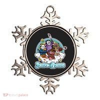 Scary Care Scare Bears Funny Halloween Horror Faces Custom Ornament thumb 0