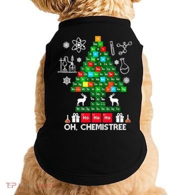 Science Christmas Shirt Oh Chemist Tree Chemistree Doggie Tank