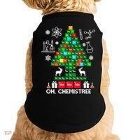 Science Christmas Shirt Oh Chemist Tree Chemistree Doggie Tank thumb 0