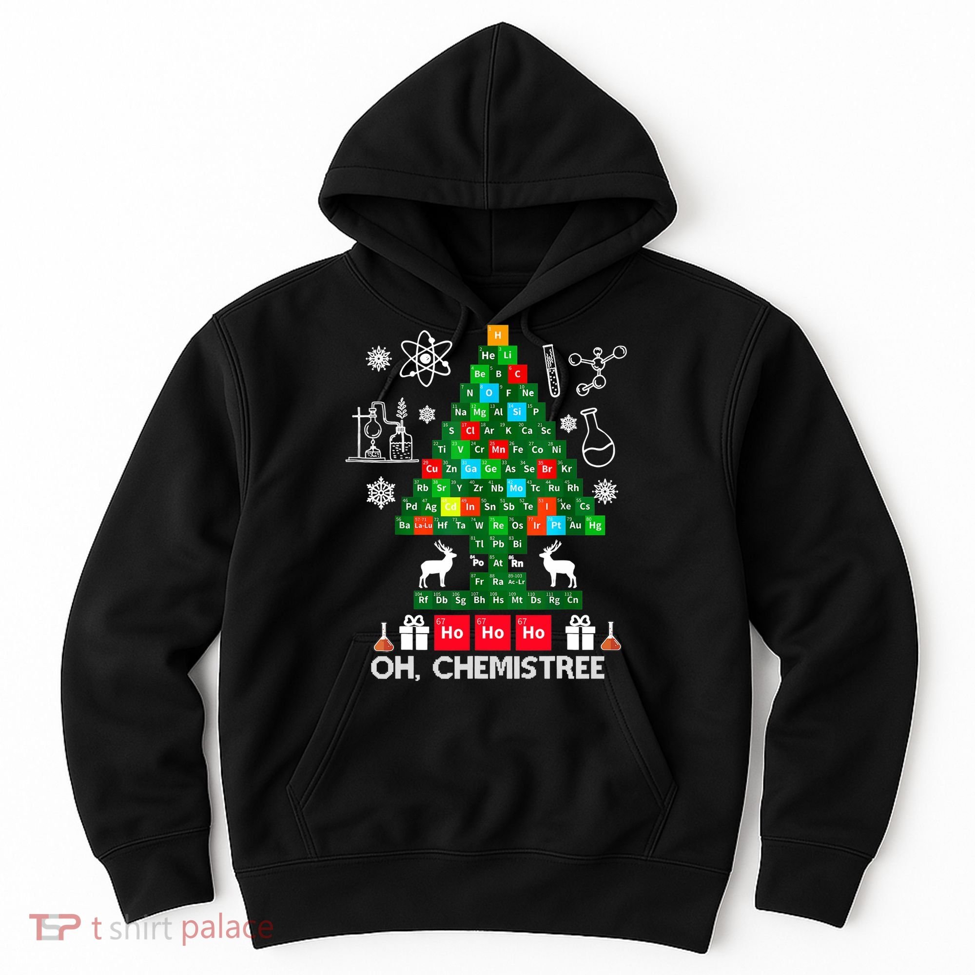 Science Christmas Shirt Oh Chemist Tree Chemistree Hoodie